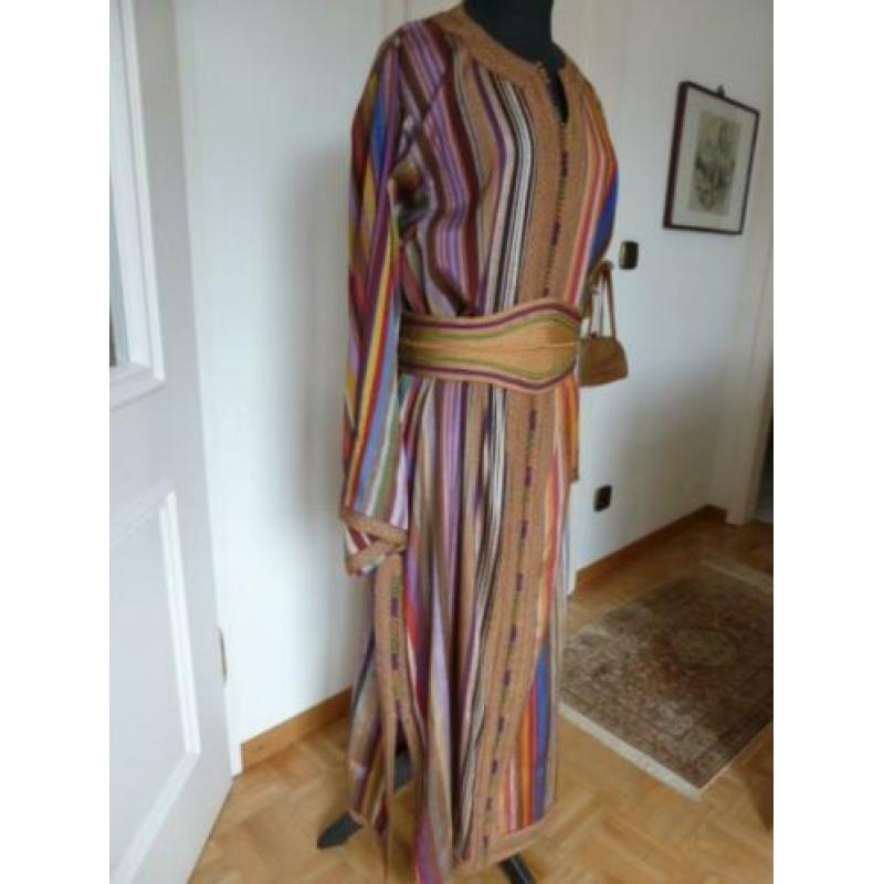 Originele hoogwaardige handmade kaftan met ceintuur/Luxeriös