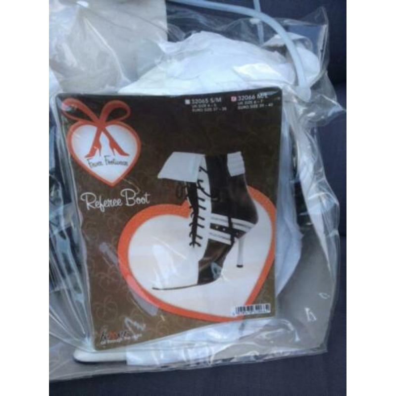 Fever Referee boots zwart wit 39/40