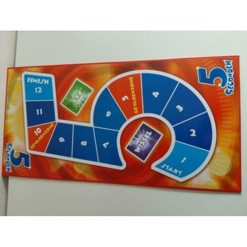 Vijf seconden spel. Bijna nieuw