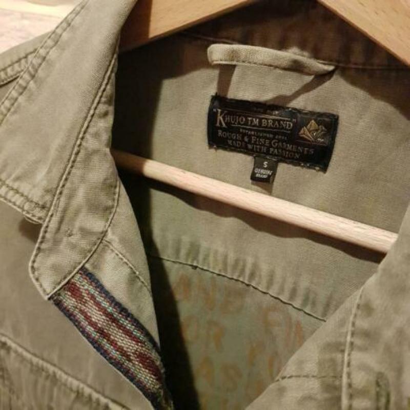 Khujo kaki blouse maat 36/S, nieuw