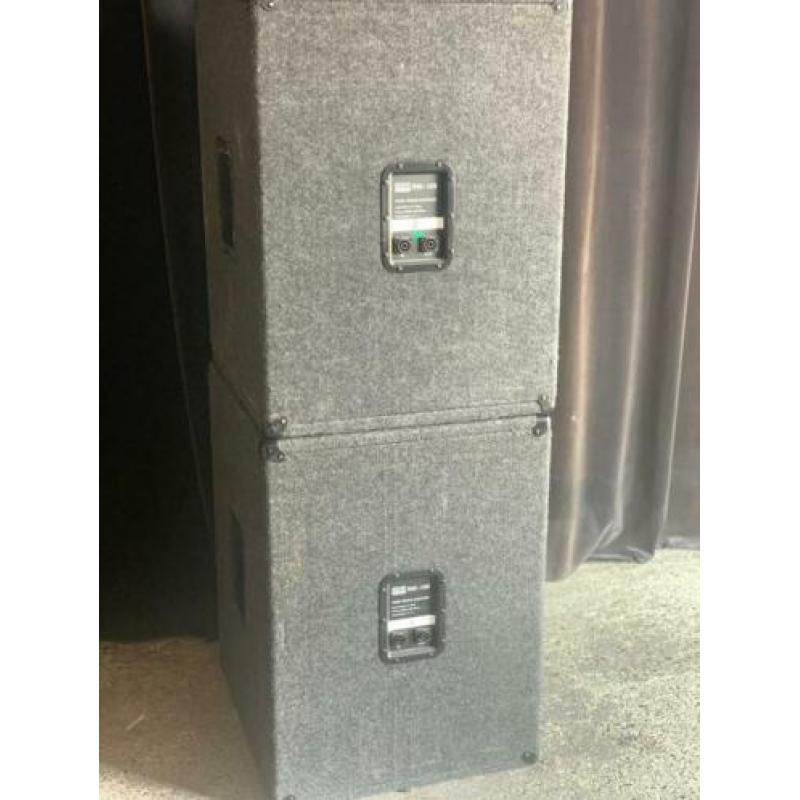 2 DAP RW-18B basspeaker /sub/laag speaker 18 Zoll 300W 8 Ohm