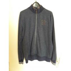 Herenvest maat XXL kleur blauw.