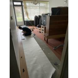 Laminaat leggen en/of behangen