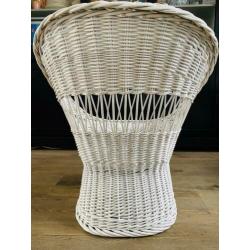 Rotan kinderstoel/pauwstoel