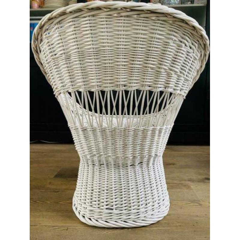 Rotan kinderstoel/pauwstoel