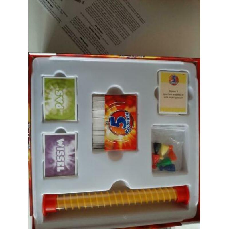 Vijf seconden spel. Bijna nieuw
