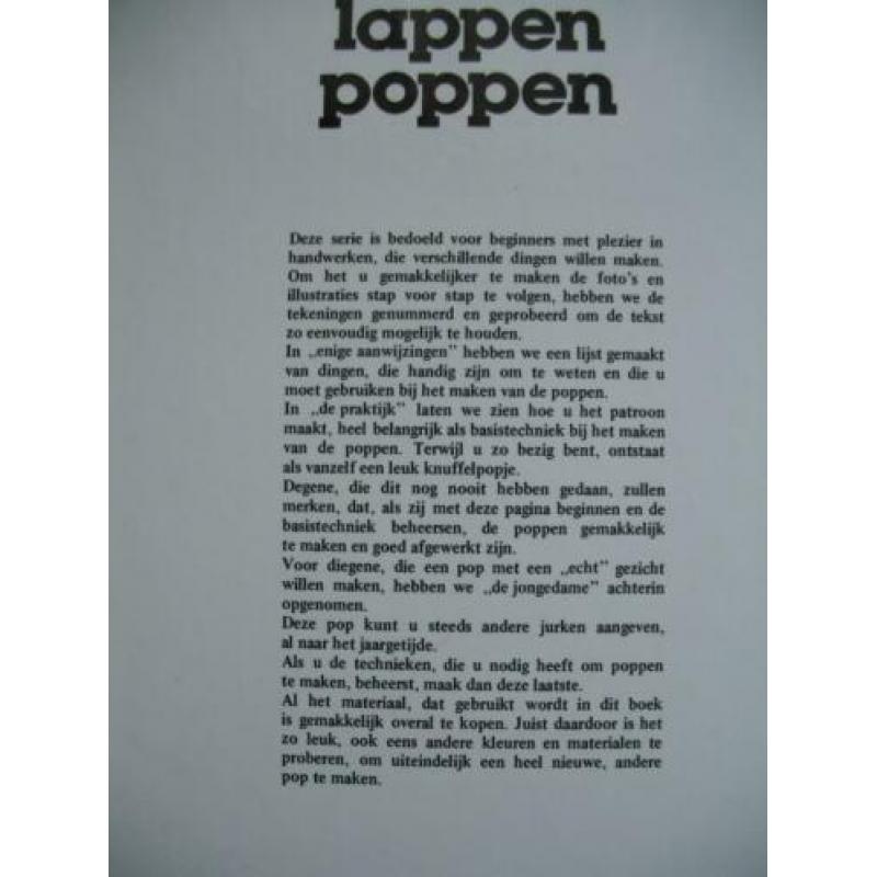Boek Lappen Poppen??