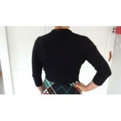 Expresso zwart knited vestje maat 38