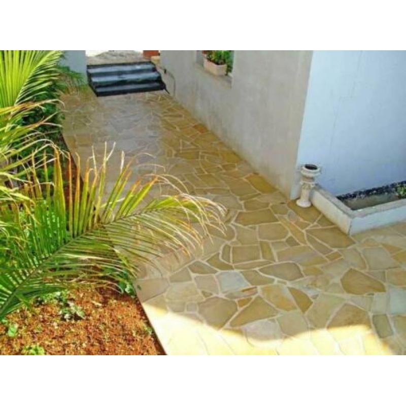 natuursteen flagstones Solnhofer voor een prachtig terras
