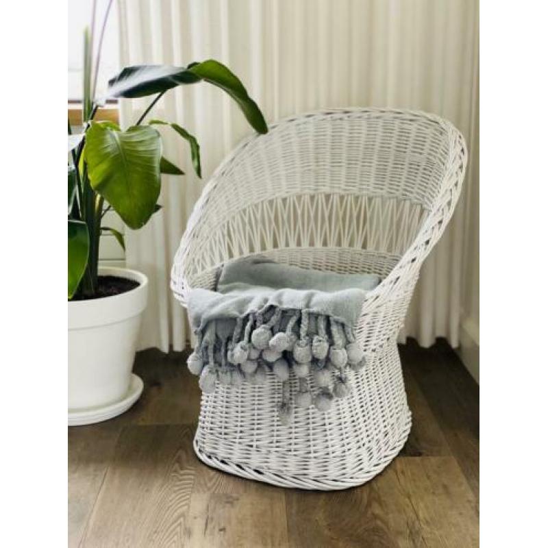 Rotan kinderstoel/pauwstoel