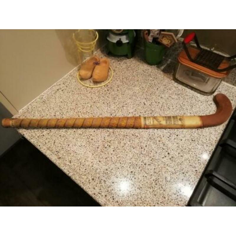 Oude hockey stick, iets voor de verzamelaars.