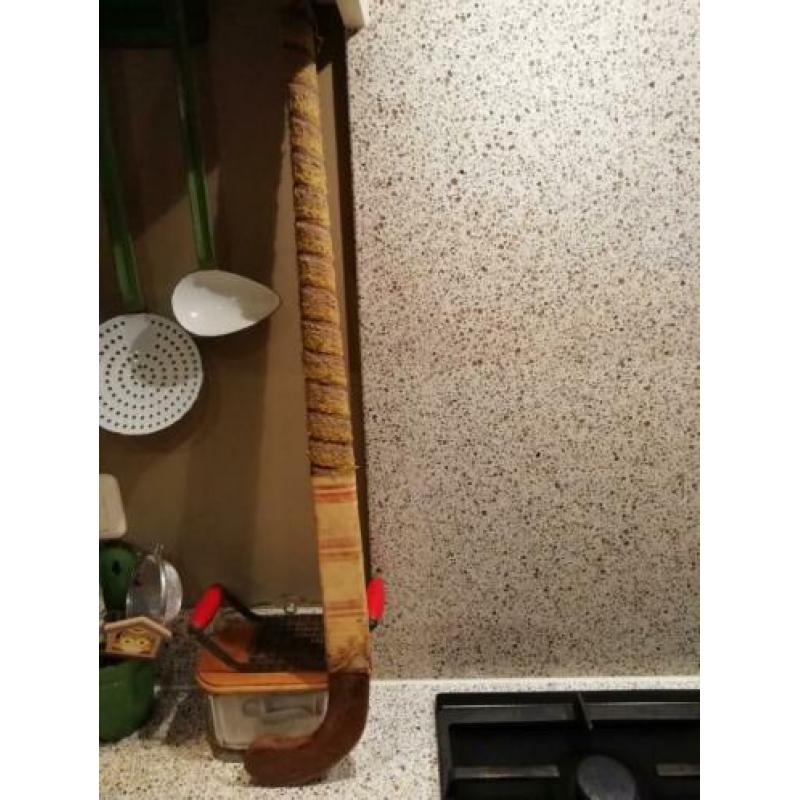 Oude hockey stick, iets voor de verzamelaars.