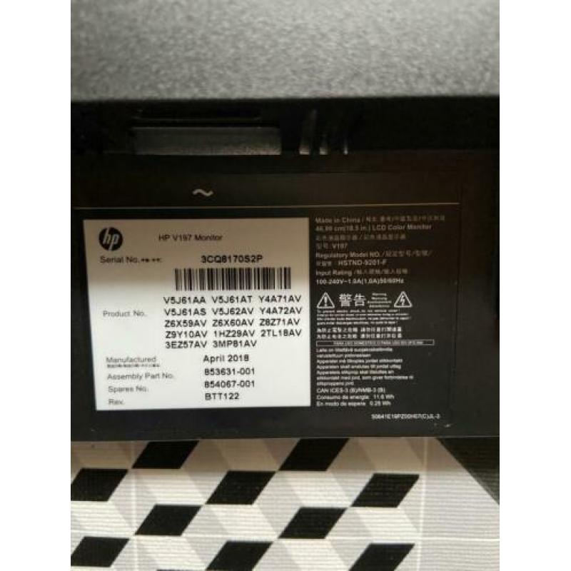 Hp V197 monitor voor rack inbouw