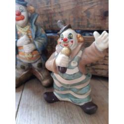 Twee clowns spaarpotten.zgan