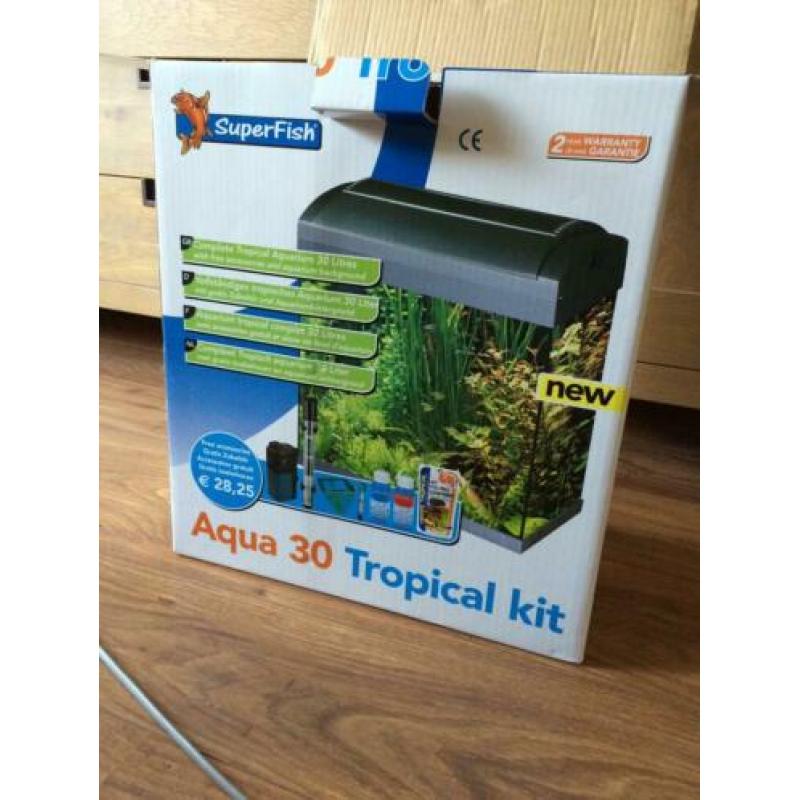 Aquarium Superfish aqua 30 tropical kit