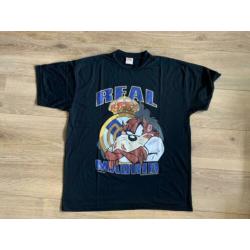 Vintage 1996 T-shirt Nutmeg Taz Mania shirt | maat XL Heren
