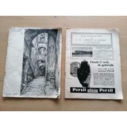 2x"ons eigen tijdschrift" jr 30 met illustraties Anton Pieck