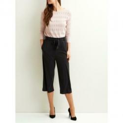 Object Gabbie culotte vlot zwarte 3/4 joggingbroek mt 36/S