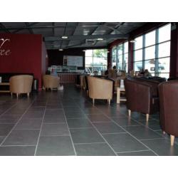 leisteen binnen Mustang Black Slate 40x60 cm strak gezaagd