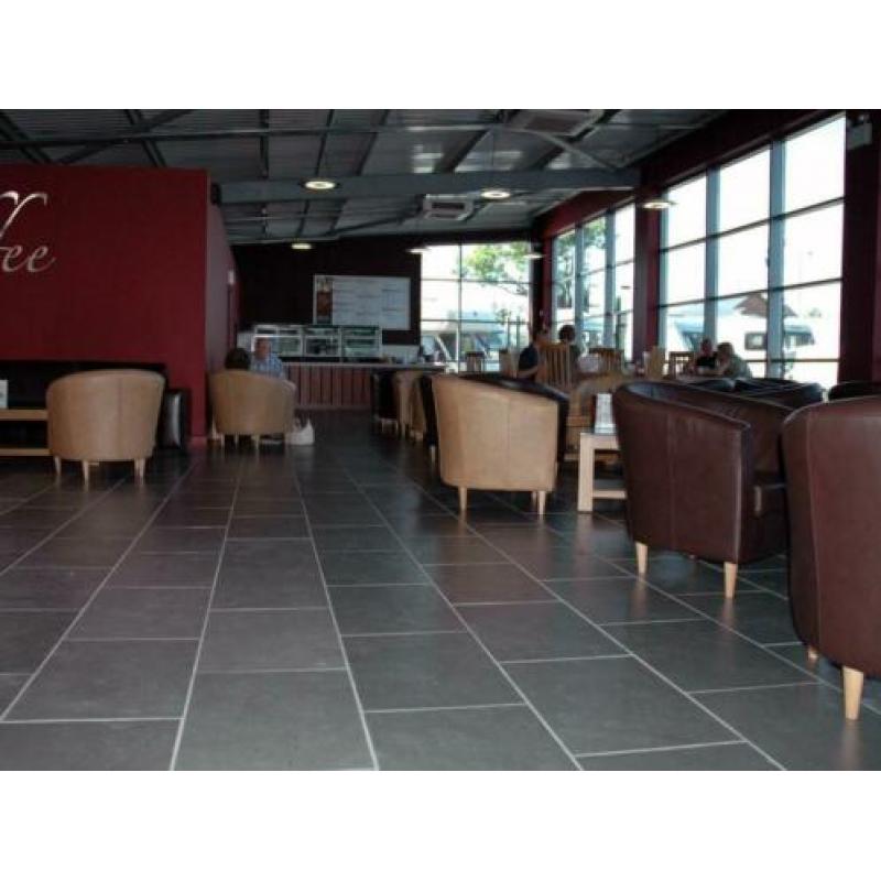leisteen binnen Mustang Black Slate 40x60 cm strak gezaagd