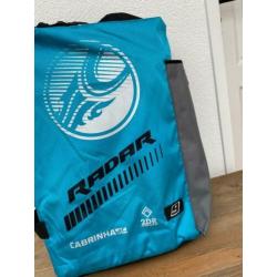 Cabrinha Radar 2016 9m kite (evt als set met bar&board)