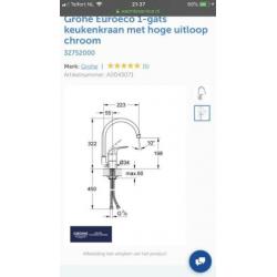 Grohe keuken kraan
