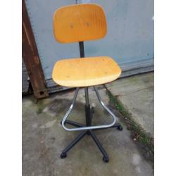 Tekenstoel/retro tekenkruk/