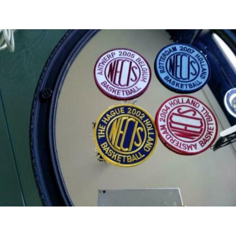 N E C I S basketball patch