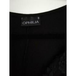 Te Koop: OPHILIA Jurk met aparte halslijn, mt 3. (J-366).