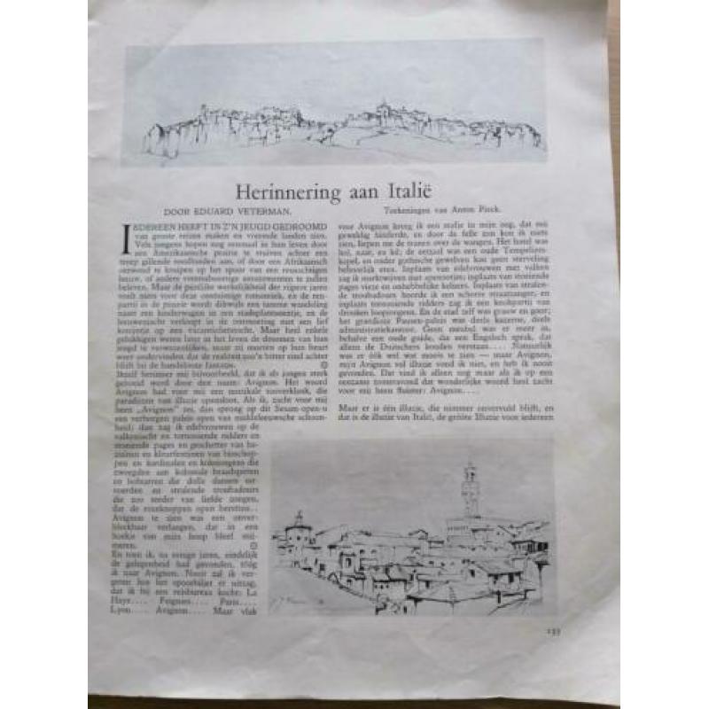 2x"ons eigen tijdschrift" jr 30 met illustraties Anton Pieck