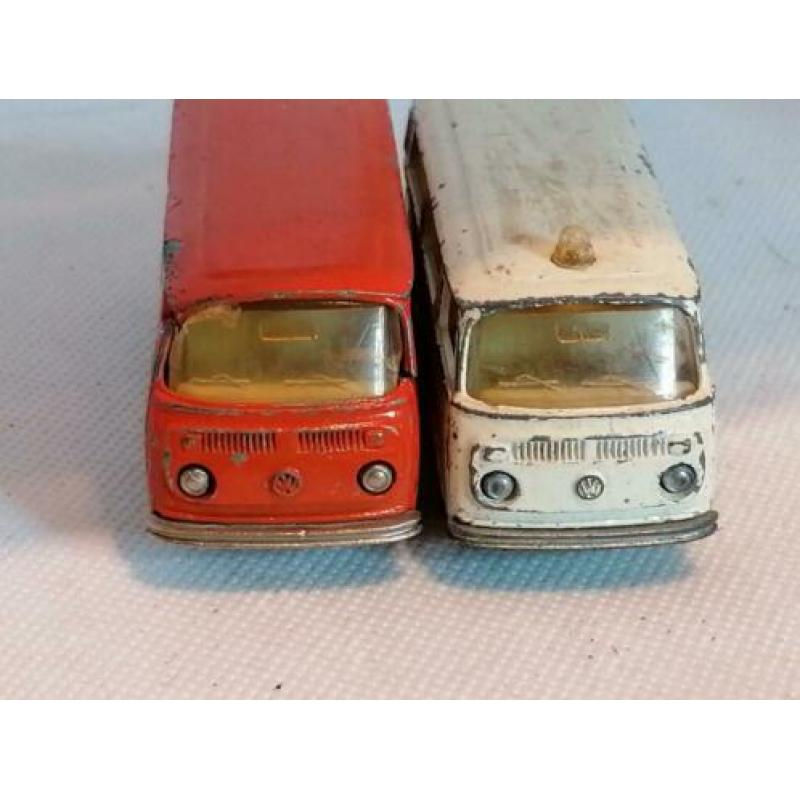 2 x Majorette VW T1 Fourgon nr. 244