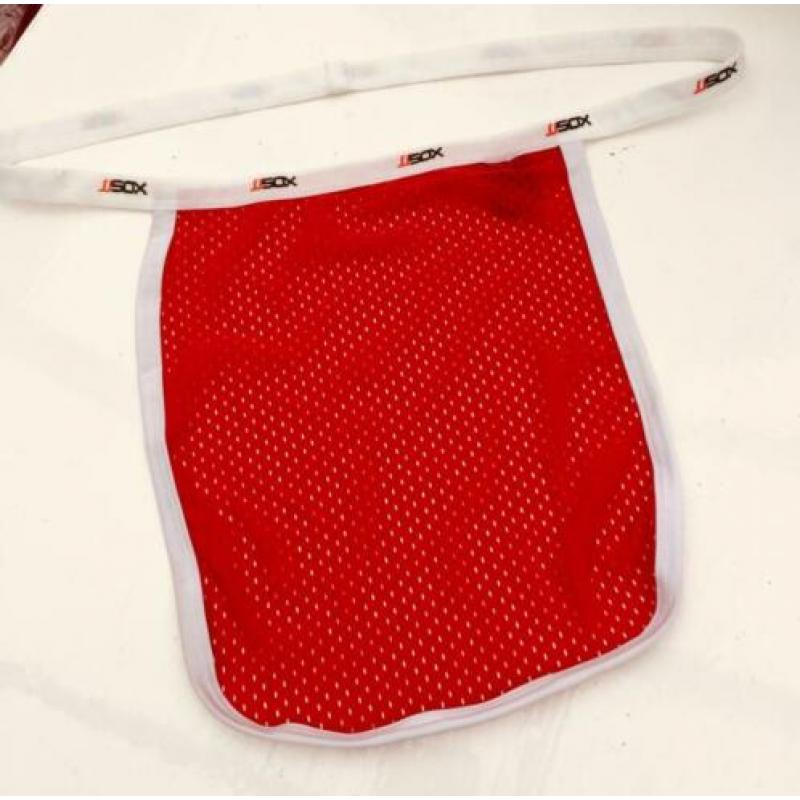 Bottomless visnet ‘string’ rood 1 size