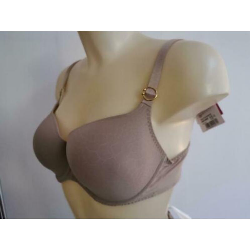 95C Nieuwe beige voorgevormde Prima Donna T-shirt BH, 95 C