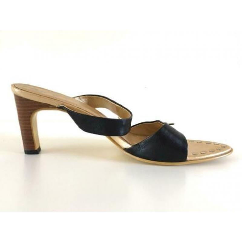 ! Nieuw ! __ Elegante zwarte sandalen _ Mt 36