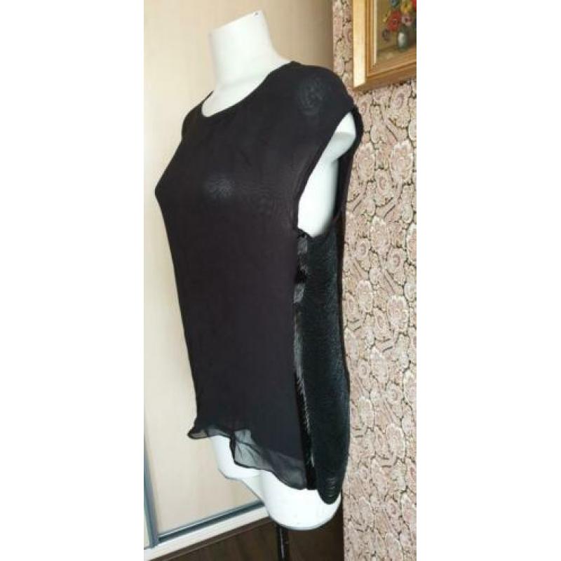 ZGAN zwarte top van ALL SAINTS 34 XS, ALLSAINTS topje zwart