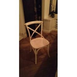 Mooie, sfeervolle, eethoek, incl. 6 stoelen