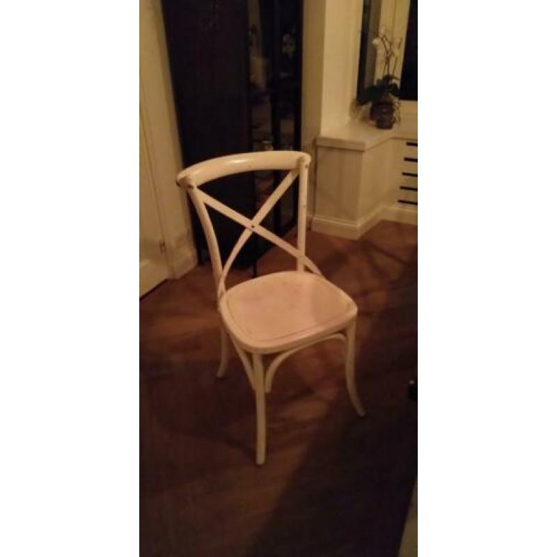 Mooie, sfeervolle, eethoek, incl. 6 stoelen