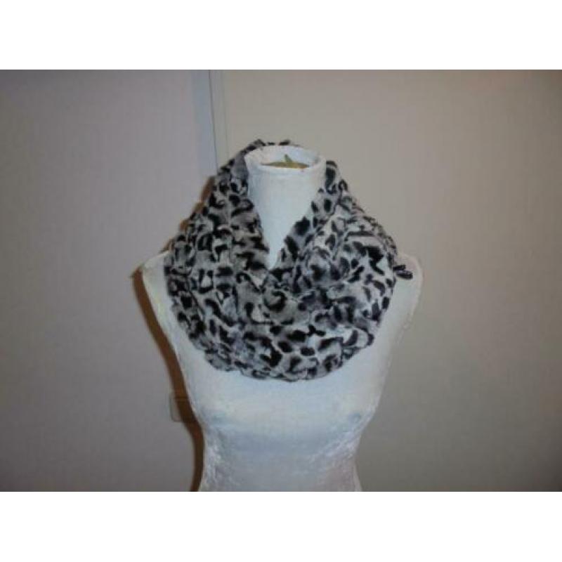 Bruine colshawl shawl col acryl