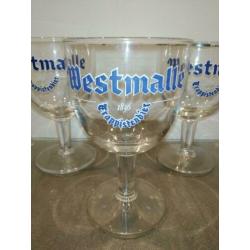 Westmalle trappisten glazen vintage