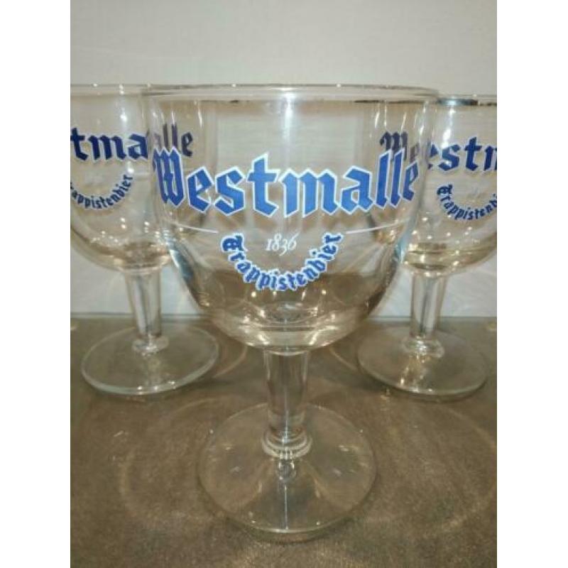 Westmalle trappisten glazen vintage