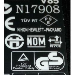 HP 586992-001 HP 587303-001 19v 3.42a 65w adp-65jh az552aa