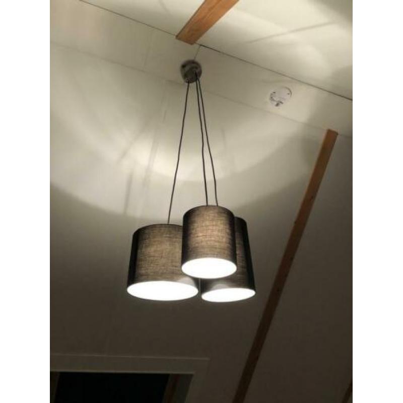 Hanglamp met 3 lampenkappen