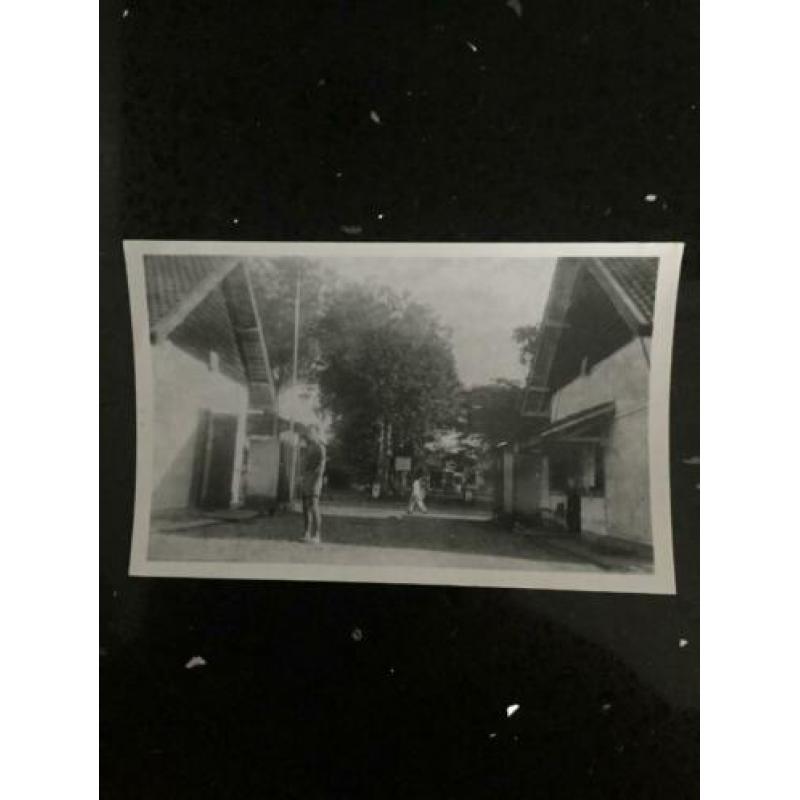 oude foto Boot naar en in Indonesie