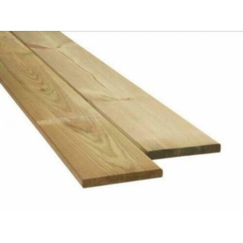 Geïmpregneerd Grenen schutting plank geschaafd tuinhout