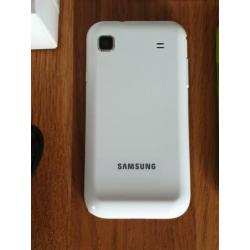 ZGAN Samsung Galaxy S Plus wit/zilver, Krasvrij incl toebeho