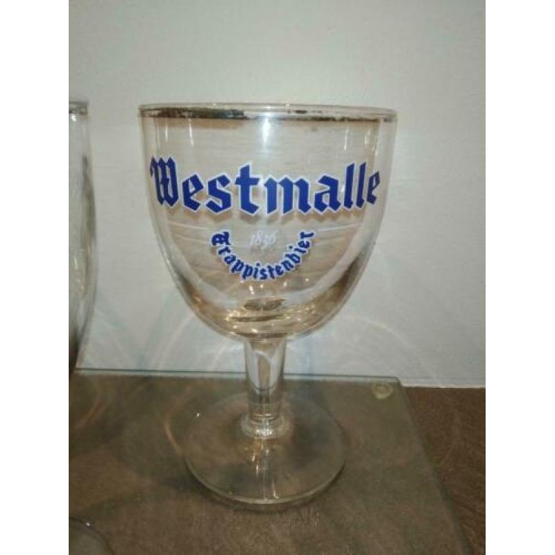 Westmalle trappisten glazen vintage