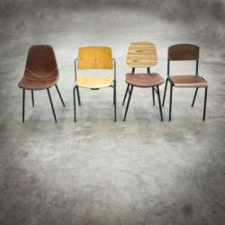 Tweedehand horeca design stoelen, restaurant cafe stoel 597