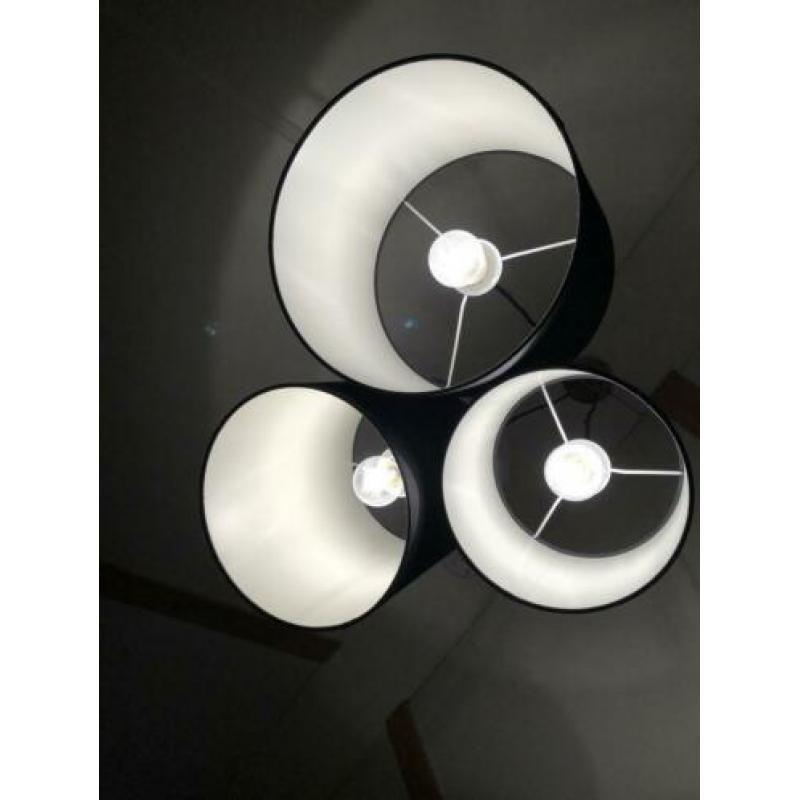 Hanglamp met 3 lampenkappen