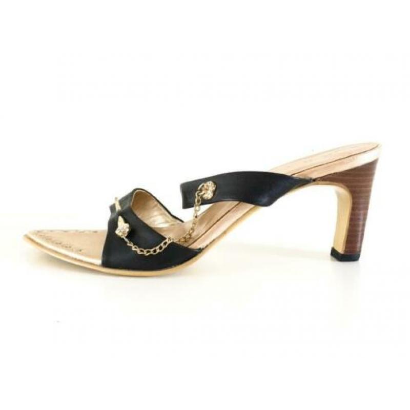 ! Nieuw ! __ Elegante zwarte sandalen _ Mt 36