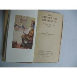 Charles Dickens 1916 limited editie The Cricket on the Heart